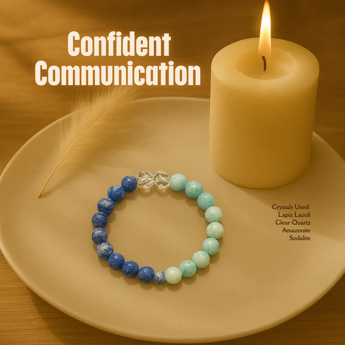 Confident Communication Bracelet (8mm)