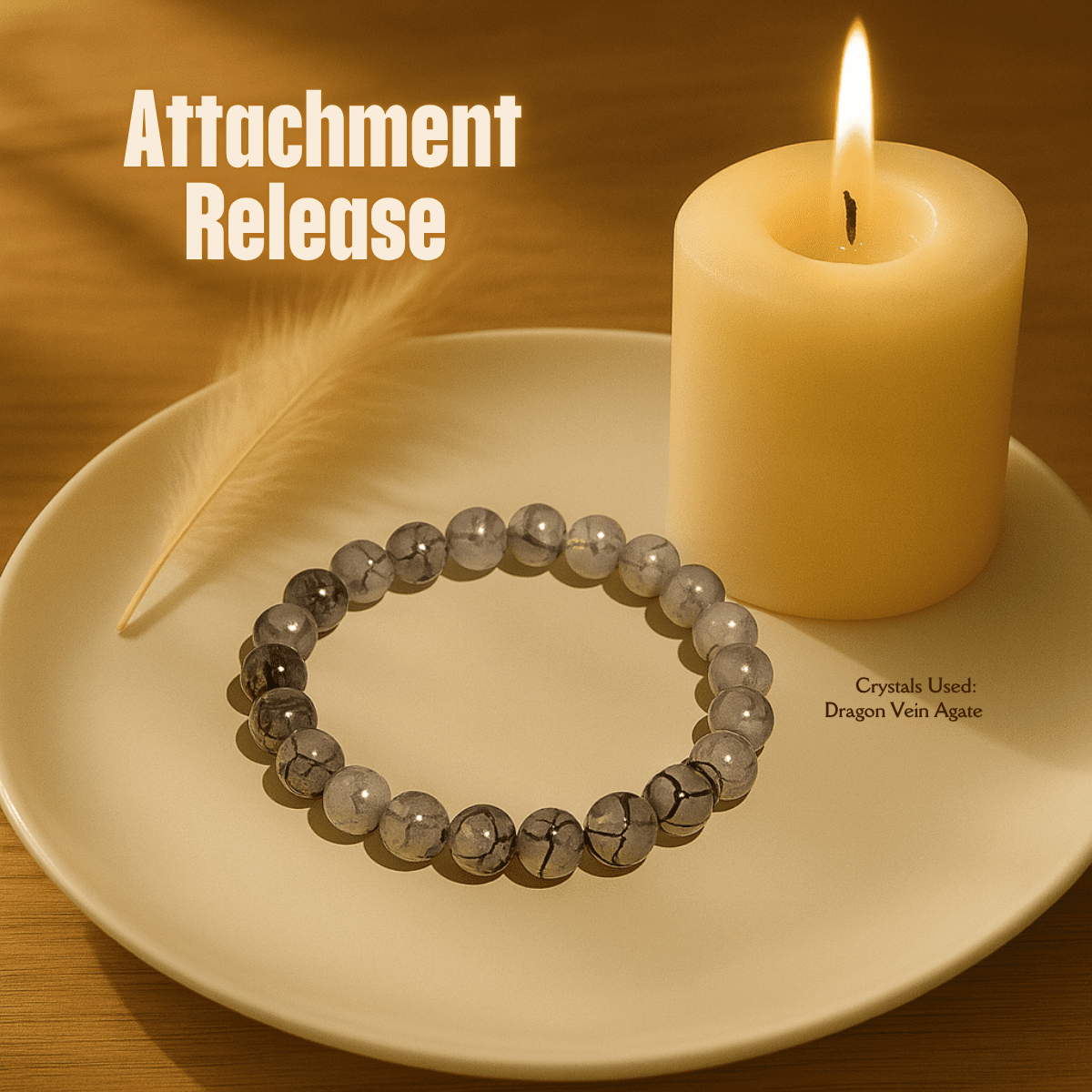 Attachment Release Bracelet spiritual healing bracelet tarot numerology soulmate guidance - Soulmate Tarot