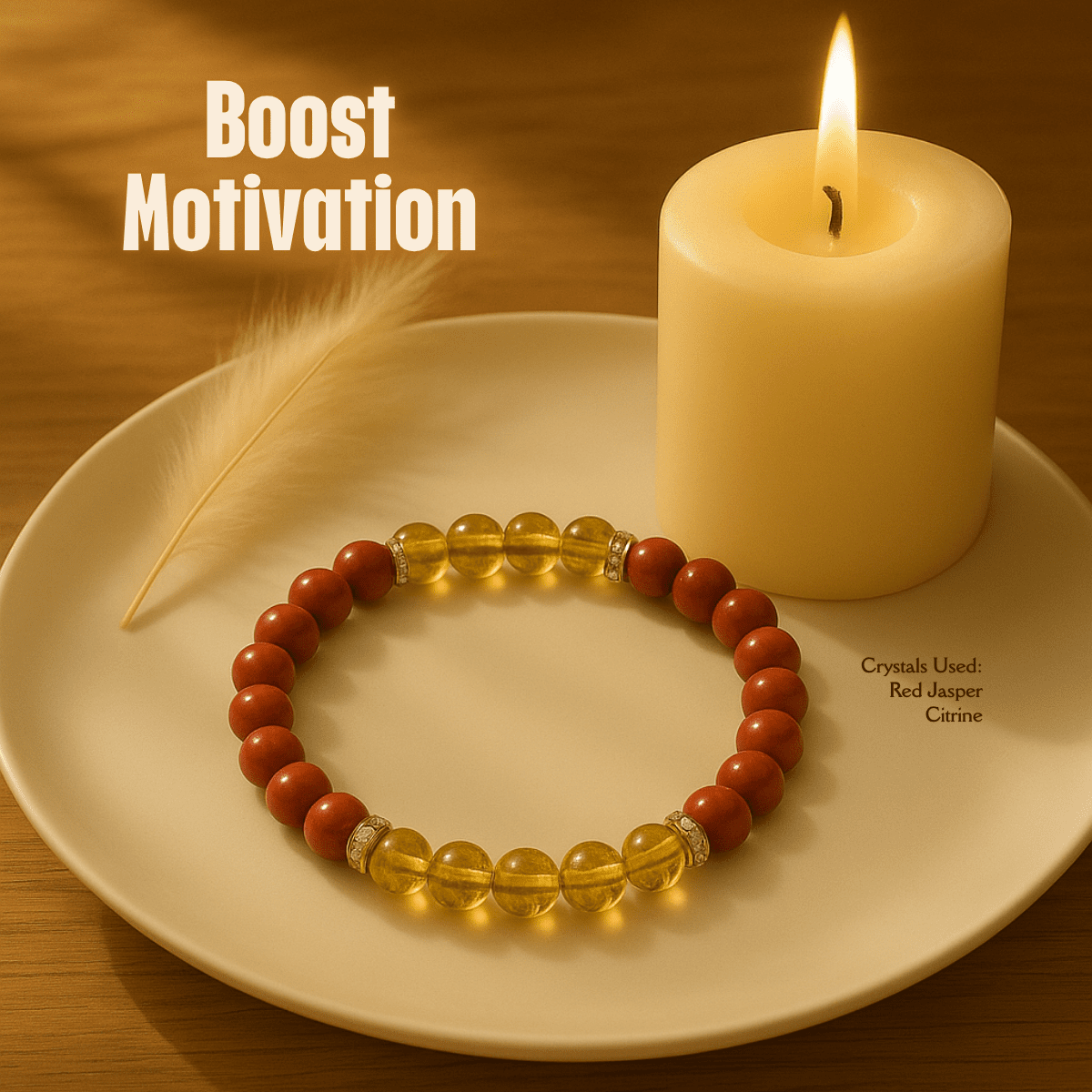 Boost Motivation Bracelet spiritual healing bracelet tarot numerology soulmate guidance - Soulmate Tarot