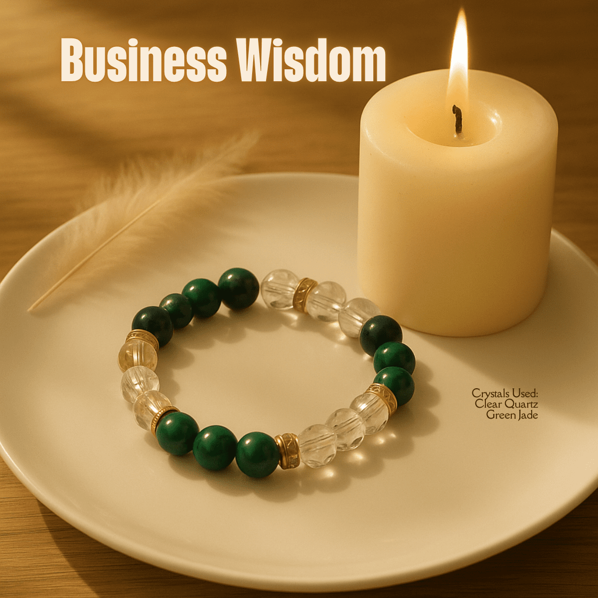 Business Wisdom Bracelet spiritual healing bracelet tarot numerology soulmate guidance - Soulmate Tarot